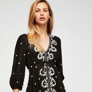 Embroidered Fable Midi Dress - Free People